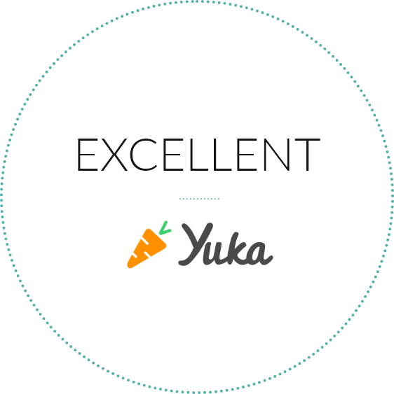 Noté Excellent sur l'application YUKA